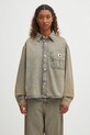 Carhartt WIP koszula jeansowa W' Georgia gładkie beżowy I035823.3FUGD