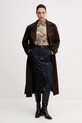 Sisley koszula 5IBNLQ07F beżowy AW25