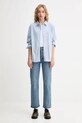 Bavlněná košile Levi's 001HM.0012 modrá AW25