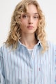 Levi's koszula bawełniana niebieski 001HM.0012