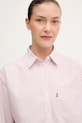 Levi's cămașă din bumbac roz 001HM.0013