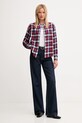 Pepe Jeans koszula bawełniana PL3051311 bordowy AW25