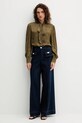 Košeľa Twinset 252TT2361 zelená AW25