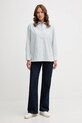 Calvin Klein Jeans koszula LV044D170G zielony AW25