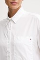 Бавовняна сорочка Tommy Hilfiger білий WW0WW46599