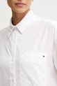 Хлопковая рубашка Tommy Hilfiger белый WW0WW46599