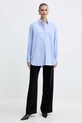 MAX&Co. koszula bawełniana 2528116012200 niebieski AW25