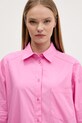 Desigual koszula bawełniana GIRLS różowy 25WWCW16