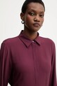 Svilena košulja Marella bordo 2523116071200