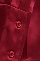 Anine Bing koszula z dodatkiem jedwabiu amanda bordowy A.07.11687