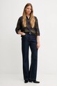 Barbour koszula bawełniana ELISHAW LSH1560 granatowy AW25