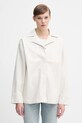 Košile Calvin Klein Jeans dlouhý béžová LV044D165G