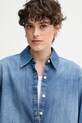 Jeans srajca Calvin Klein Jeans modra LV047D758G