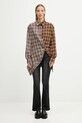 Andersson Bell shirt Twist Check atb1361w brown