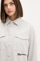 Karl Lagerfeld Jeans koszula jeansowa szary A4W11033