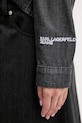 Karl Lagerfeld Jeans koszula jeansowa A4W11001 szary