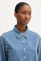 Morgan camicia di jeans blu CBLING