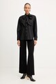 Karl Lagerfeld koszula bawełniana A4W11009 czarny AW25