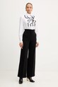 Karl Lagerfeld cămașă din bumbac A4W11015 alb AW25