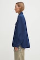 Barbour silk blend shirt Arla Denim Overshirt LOS0078IN12 navy AW25