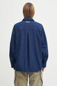 Îmbrăcăminte Barbour cămașă cu mătase Arla Denim Overshirt LOS0078IN12 bleumarin