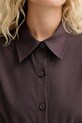 Μάλλινο πουκάμισο ISABELLE BLANCHE IS25FW.C037.T002 μπορντό