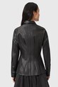 Кожаная рубашка AllSaints LARSON чёрный W034PD