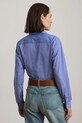 Бавовняна сорочка Lauren Ralph Lauren 200979855 блакитний AW25