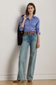 Одяг Бавовняна сорочка Lauren Ralph Lauren 200979855 блакитний