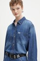 Guess Jeans koszula jeansowa granatowy W5YH0D.D5M8A
