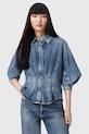 Джинсова сорочка AllSaints NANCY casual блакитний W104PD