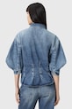 Джинсова сорочка AllSaints NANCY W104PD блакитний