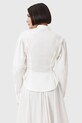 Βαμβακερό πουκάμισο AllSaints EVANNA λευκό W016PD