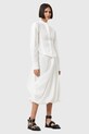 Βαμβακερό πουκάμισο AllSaints EVANNA W016PD λευκό
