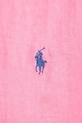 Lněná košile Polo Ralph Lauren 211970731 růžová