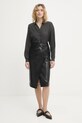 Never Fully Dressed koszula NFDTO1920 zielony AW25