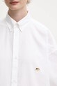 Памучна риза Fiorucci Angel Patch Relaxed Fit бял W02SMTLO055CO01WH01