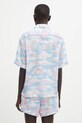 Ρούχα Πουκάμισο A Bathing Ape Palm Tree Camo 001SRL302002L μπλε