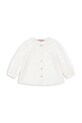 Otroška bombažna srajca Konges Sløjd RILO COLLAR SHIRT GOTS Dolg bela KS103966.9BYA