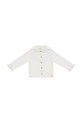 Donsje koszula bawełniana dziecięca Nien Blouse 4108700 biały AW25