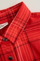 DÍVKA Dětská bavlněná košile Coccodrillo ZC5140101AGJ červená