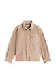 Tommy Hilfiger koszula bawełniana dziecięca KG0KG09022.9BYA beżowy AW25