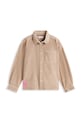 Tommy Hilfiger cămașă de bumbac pentru copii KG0KG09022.9BYA bej AW25