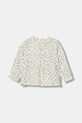 United Colors of Benetton bluzka bawełniana dziecięca 534ZGQ02T.P.seasonal beżowy AW25