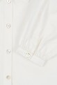 Konges Sløjd koszula bawełniana dziecięca COEUR COLLAR SHIRT GOTS KS104267.9BYA biały