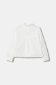 United Colors of Benetton koszula bawełniana dziecięca 5EW7CQ04L.G.Seasonal biały AW25