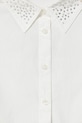 Dziewczynka United Colors of Benetton koszula bawełniana dziecięca 5EW7CQ04L.G.Seasonal biały