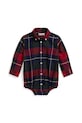 Бебешка памучна риза Polo Ralph Lauren каре червен 320980514001