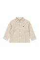 Konges Sløjd koszula dziecięca ELLIOT LS SHIRT GOTS wzorzyste beżowy KS103801.9BYA