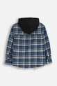 Coccodrillo cămașă de bumbac pentru copii ZC5136401CBJ turcoaz AW25
